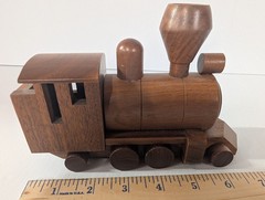 Wooden Locomotive Steam Engine