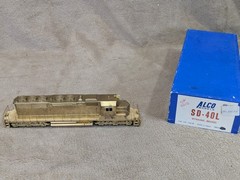 ALCO Models HO Brass D-142 LB SD-40L Diesel Locomotive Unpainted