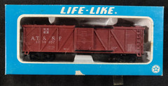 Vintage Life-Like Wooden Box Car #08518 Santa FE AT&SF 1289057 – External Braced