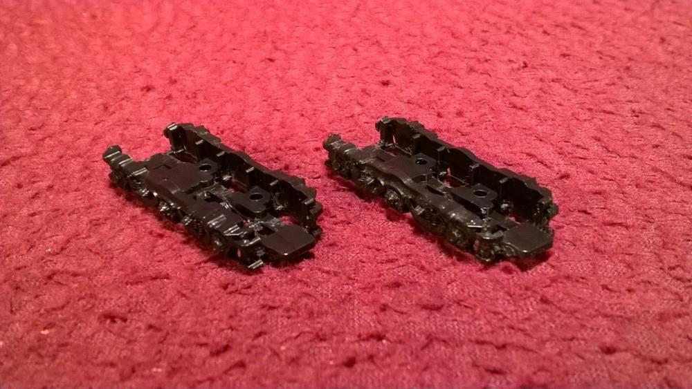 N KATO PB-1 DIESEL LOCOMOTIVE – TRUCK SIDE FRAME PAIR