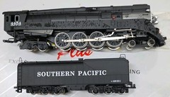 Bachmann Plus GS4 4-8-4 Black & Silver War Baby – Southern Pacific 4454 / #11323