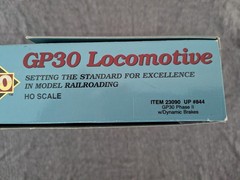 Proto 2000 HO GP30, Union Pacific #844, Item #23090, DC Analog.