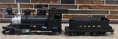 Bachmann 25299 On30 Painted & Unlettered 2-6-0 Mogul Steam Locomotive & Tender