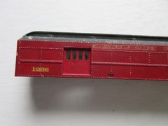 HO Scale LEHIGH VALLEY #1236 hand painted vintage SHELL ONLY