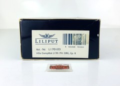 MS112 LILIPUT H0e L170103 – ANALOGUE STEAM LOCOMOTIVE U99-79I DRG EP.II