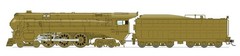 Ho 7356 ATSF Blue Goose, Unlettered, Painted Brass, Paragon4 Sound/DC/DCC, Smoke