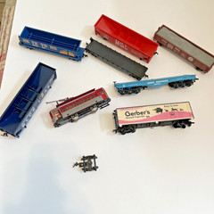 Vintage HO Scale Coal Cars And Various Others