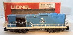 LIONEL 6-8654 BOSTON & MAINE GP-7 METAL FRAME ORIGINAL BOX Vintage USA 14”