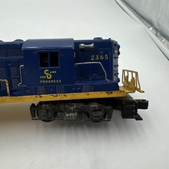 LIONEL POSTWAR O GAUGE CHESAPEAKE & OHIO GP-7 DIESEL LOCOMOTIVE #2365 – TESTED