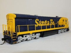 HO BLI Paragon 2 sound DC/DCC GE C30-7 ATSF #8018 Santa Fe classic blue/yellow