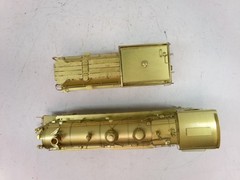 HO gauge Sunset Models brass 2-8-2 GN 0-1 steam engine in orig box (lot BB 560)