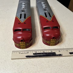 2 Lionel Santa Fe F-3 Diesel O Gauge Shell Only Red And Silver LLC New Nice
