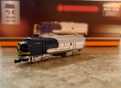 Marklin 88601 Z Scale Blue Santa Fe F7 Diesel