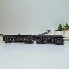 Vintage Lionel #2020 Postwar Steam Turbine Locomotive & Tender car. Runs Well