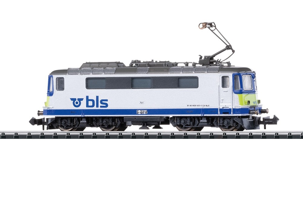 Trix 16884 Scale N Locomotive Re 420 Livery Grey And Blue BLS Ep. VI