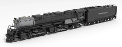 BROADWAY LTD N UP CHALLENGER BLACK & GRAPHITE DC/DCC/SOUND/SMOKE #3985 PN 6986