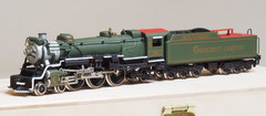 Brass Z-scale American Steam Locomotive Southern Crescent PS4 Pacific Westmodel