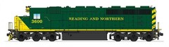 Intermountain N Scale ~ SD45-2 ~ Reading Blue Mountain Northern #3600 ~DCC Sound