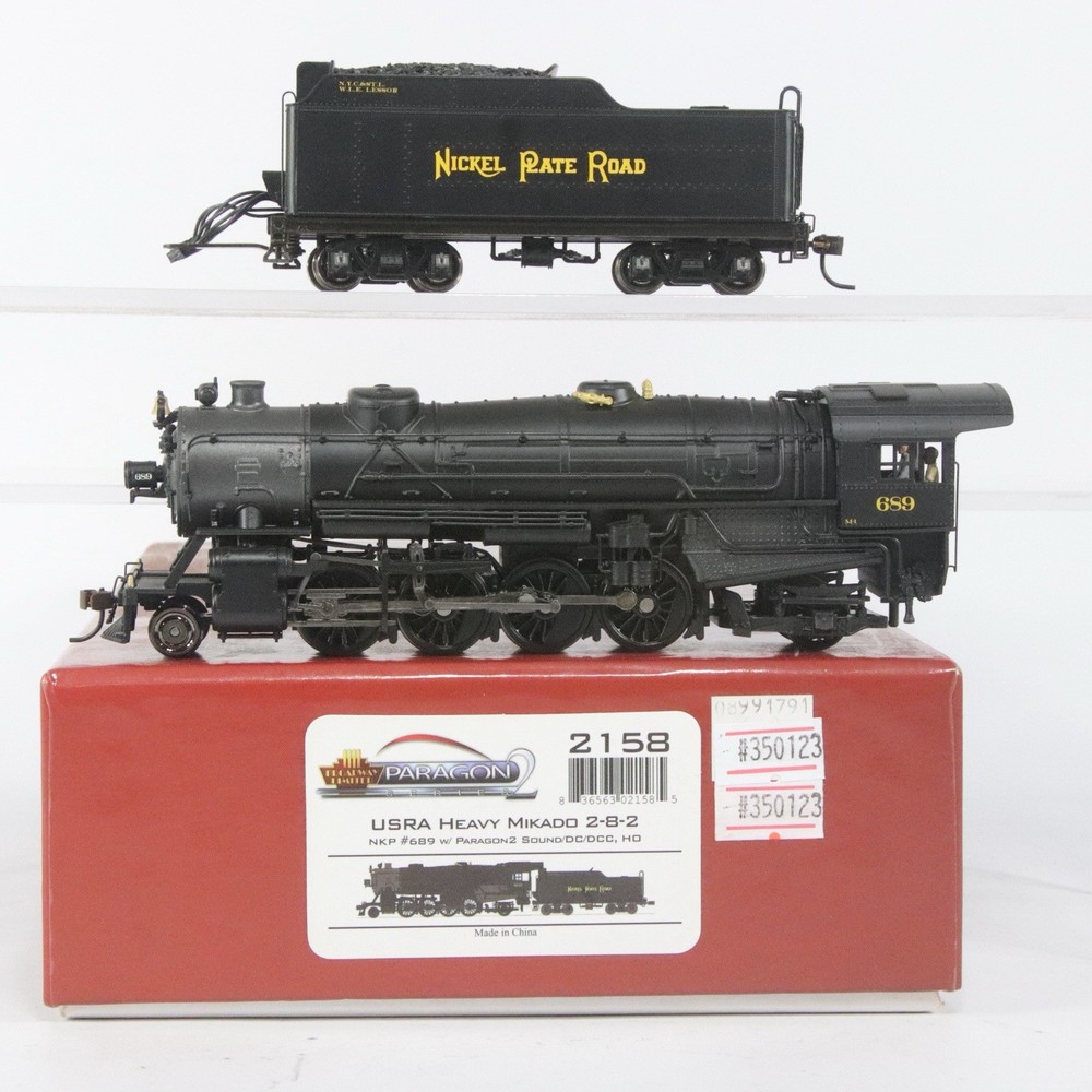 Broadway Limited HO Nickel Plate Road NKP #689 2-8-2 Mikado Paragon2 DCC & Sound
