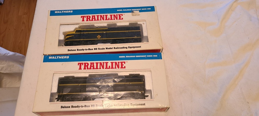 WALTHERS Trainline Alco FA-1 & FB-1 Locomotive Set ERIE 729-A 732-B In Boxes