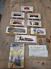 VINTAGE HO BACHMANN CENTRAL PACIFIC 4-4-0 LIGHTED JUPITER ITEM NO. 41-510-24 NEW