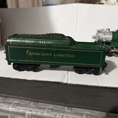 LIONEL 6-8702 SOUTHERN CRESCENT STEAM ENGINE W 6 PASSENGER CARS! TESTED! VIDEO!