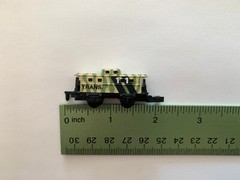 1 MINIATURE CLOSE TO N SCALE 1.5″ MILITARY CAMO TRAIN CAR CABOOSE Micro Machines