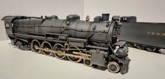 O SCALE 2-RAIL BRASS MODEL USH US HOBBIES KTM PENNSYLVANIA 4-8-2 CLASS M1A #6732