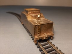 HO Brass United Models PFM Baldwin Coal to Oil Tender 29′ 8000 gallon Atlas