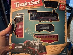 Children’s Electric Train Set Locomotive Ebayjia Tracks Trains Sound and Light