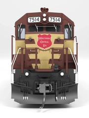 Broadway Limited HO 9824 Wisconsin Central Operation Lifesaver EMD SD45 Diesel