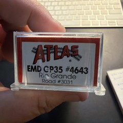 Atlas N Scale EMD GP35 Diesel Locomotive Rio Grande #3031