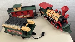 Vintage New Bright Wintersville Express Train Locomotive Tender Caboose – TESTED
