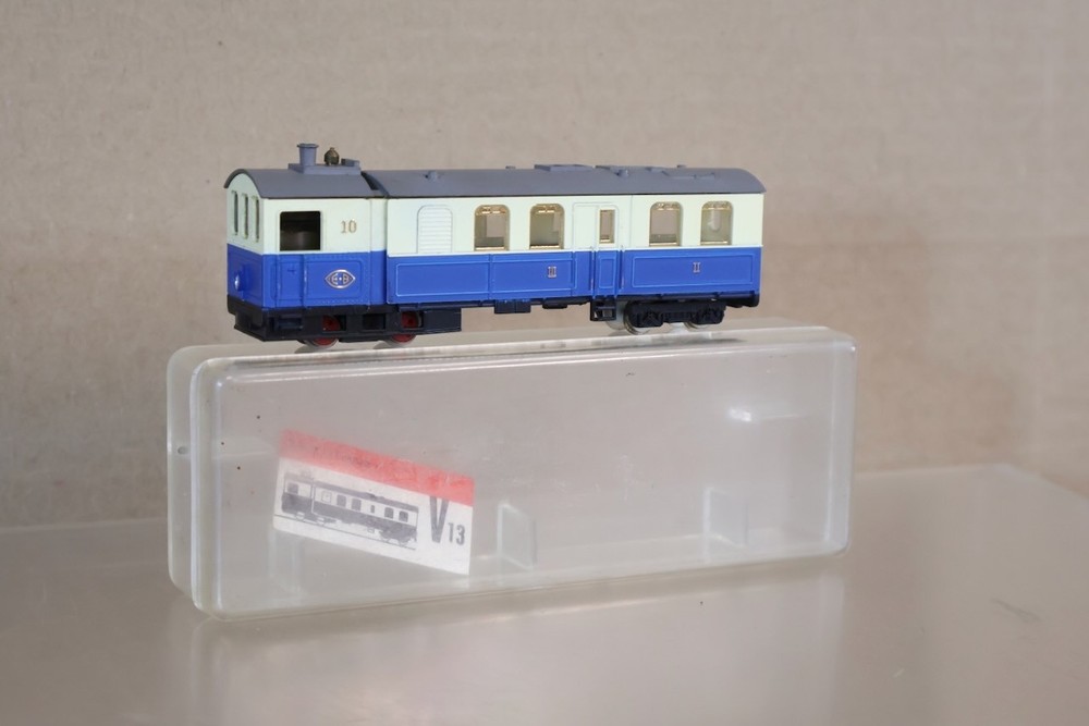 EGGERBAHN V13 009 / HOe GAUGE STEAM RAILCAR LOCOMOTIVE 10 BOXED op