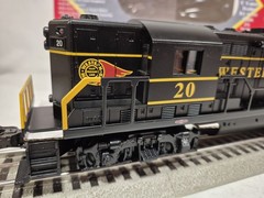 Williams O Gauge Western Maryland Fireball GP-9 Diesel W/Trueblast Horn/ Bell LN