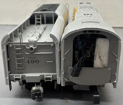 Lionel 6-18043 O Chesapeake & Ohio Streamlined Hudson & Tender #490 with RSII EX