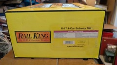 MTH Railing 30-2391-0 R-17 Graffiti 4 Car Subway Train set Loco Sound NIB