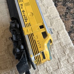 Lionel 2379 Rio Grande Diesel plus a car