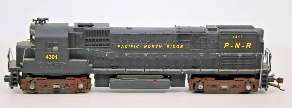 TYCO Alco C430 #4301 HO Gauge Dummy Locomotive Custom Lighted Kadee 1:87 Scale
