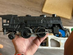 Lionel Wabash Cannonball O27 Train Set 8040 Tested Incomplete w/ Box Transformer