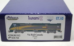 Athearn Genesis VIA Rail Canada P42DC Locomotive #915 – DCC & Sound Equipped