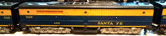 S-Gauge American Flyer Santa Fe 484, 485, 486 ABA FOR PARTS OR RESTORE UNTESTED