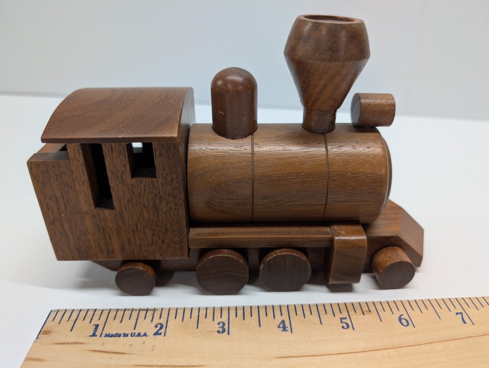 Wooden Locomotive Steam Engine