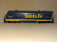 Alco Models D-137 G.E U-33C Diesel Locomotive HO Brass Santa Fe 8521