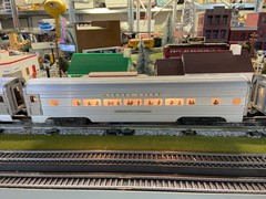 LIONEL O-GAUGE POSTWAR 2531 2532 2533 2534- 4 Silver Cars EX TESTED VIDEO L231