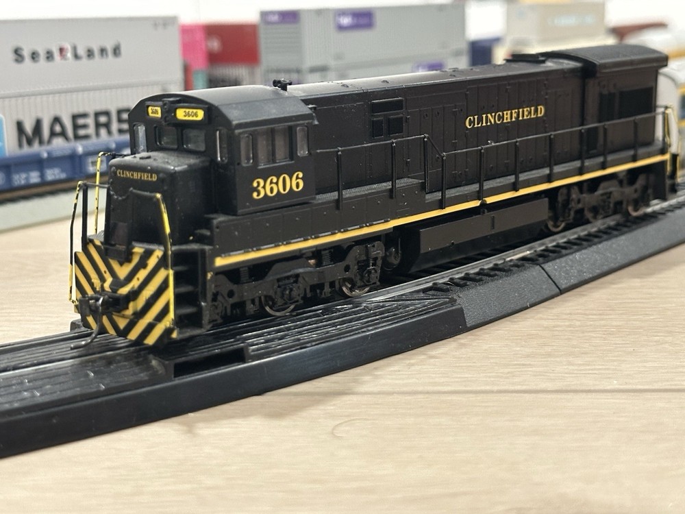Atlas HO U36C Clinchfield #3606 #8509 DCC Lights Tested Runs Smooth w/ Box
