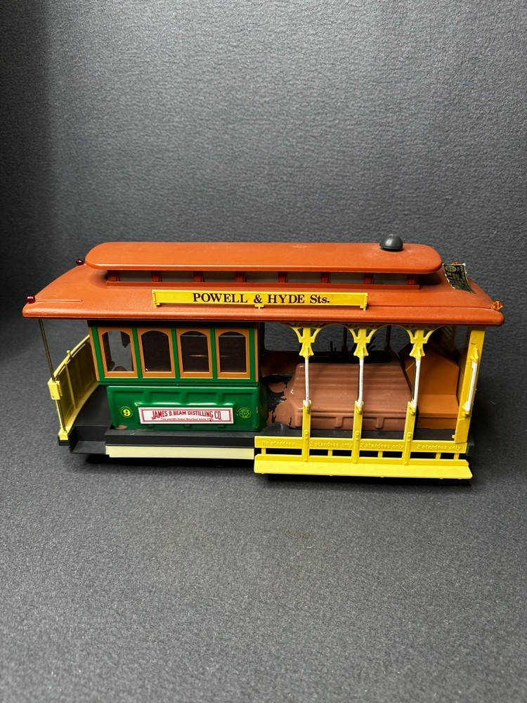 Vtg Jim Beam Powell and Hyde Large Scale San Francisco Cable Car