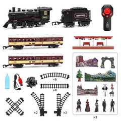 Train Set for Kids,Remote Control Locomotive Engine Under Christmas Large