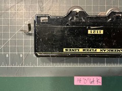 American Flyer O Scale Train PREWAR 1121 BLACK TENDER from BLUE STREAK LINE LotK