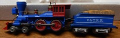 OLD MANTUA 307-43 VIRGINIA & TUCKEE GENERAL ENGINE & TENDER USED IN BOX LQQK